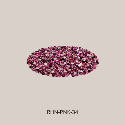 Rhinestones mix – 3–4 mm (flera färger) 300 st
