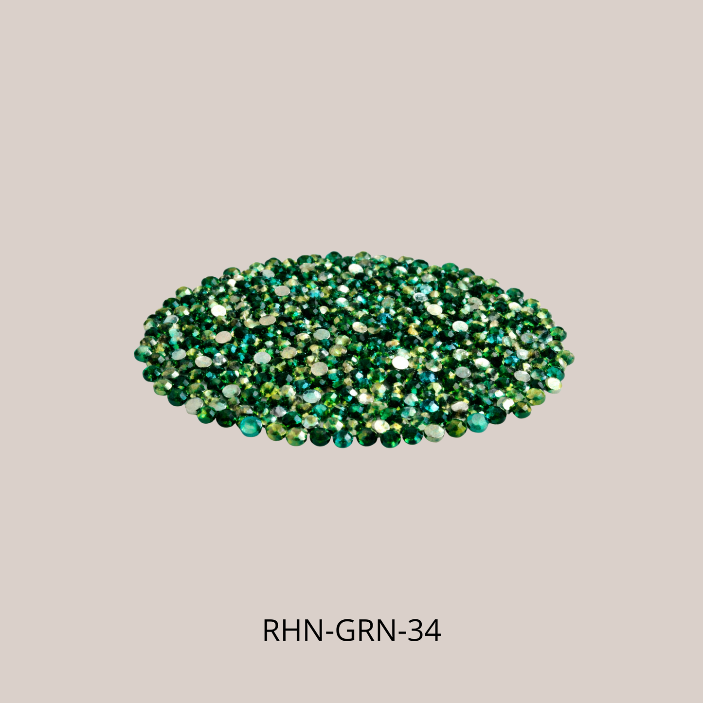 Rhinestones mix 3–4 mm – 100 st (flera färger)