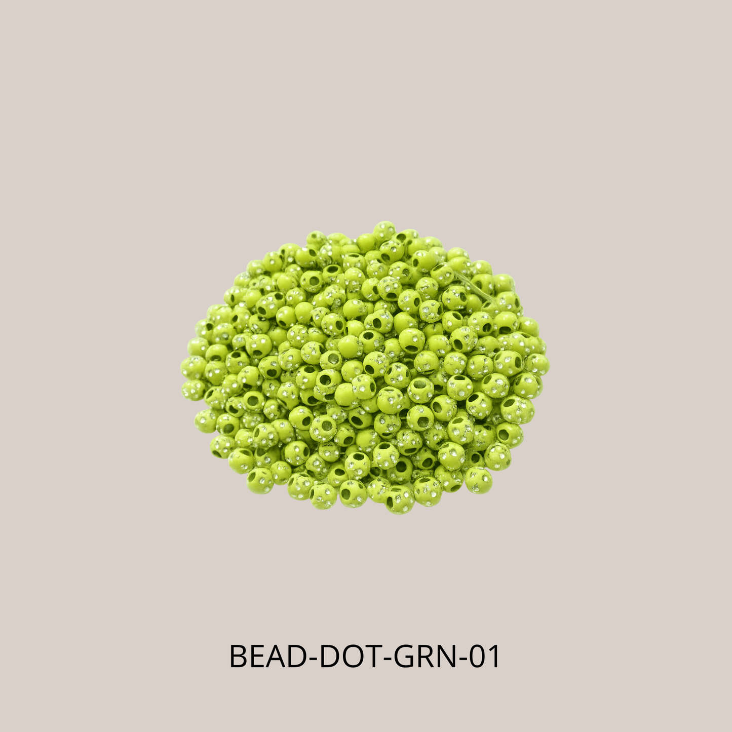 Pastellpärlor med rhinestones – 10 st