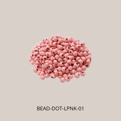 Pastellpärlor med rhinestones – 10 st
