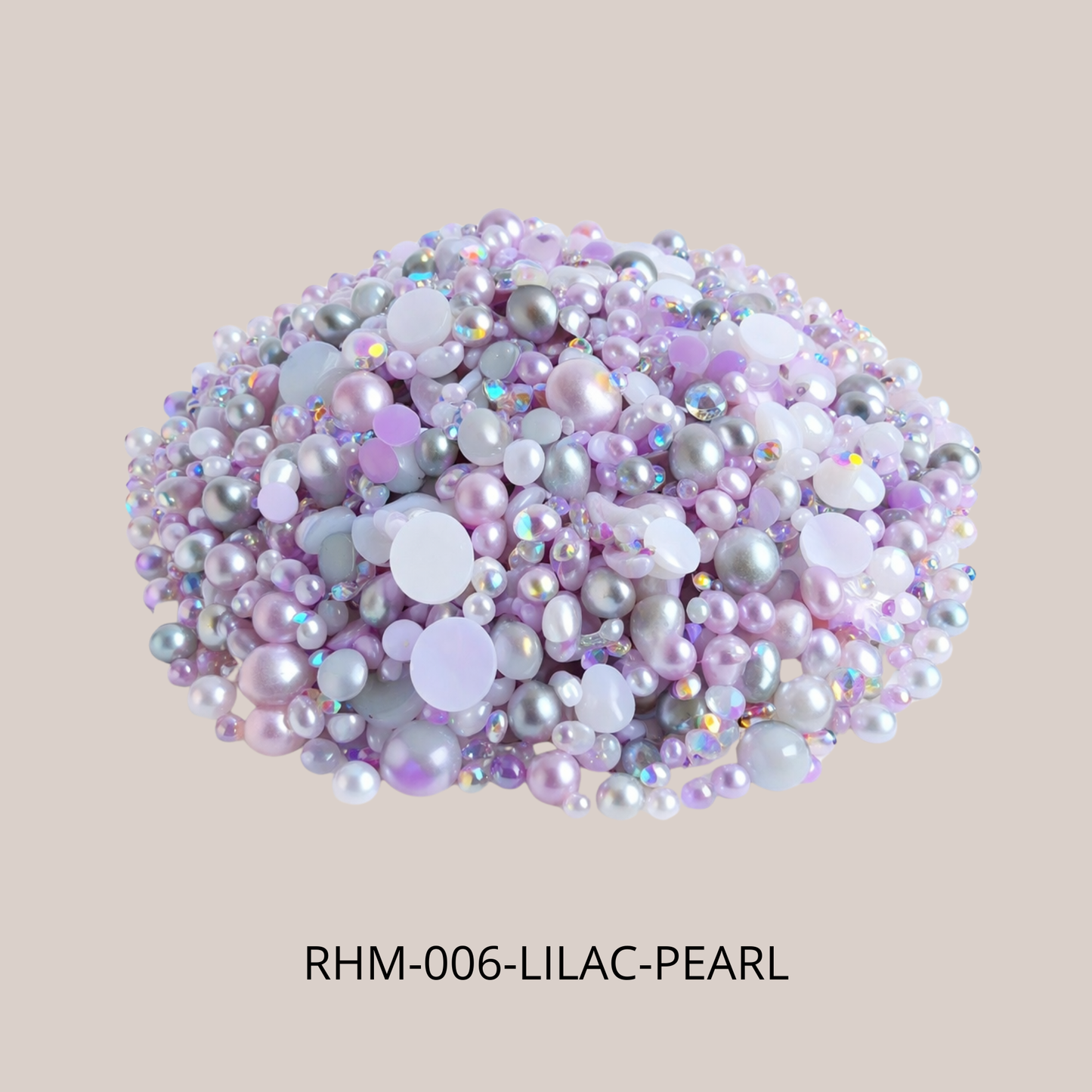 Pärlmix & Rhinestones - 40g