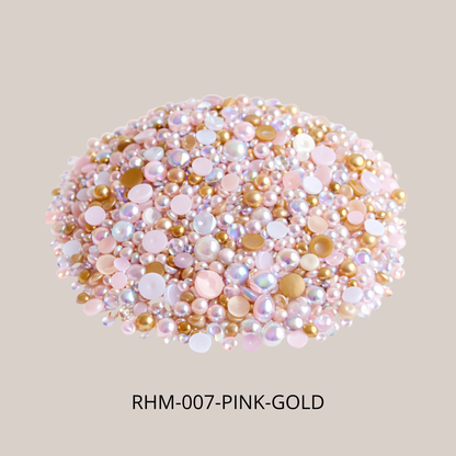 Pärlmix & Rhinestones - 40g