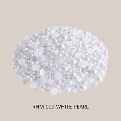 Pärlmix & Rhinestones - 40g