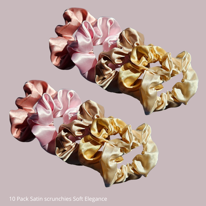 Satin scrunchies – mjuka hårsnoddar ✨