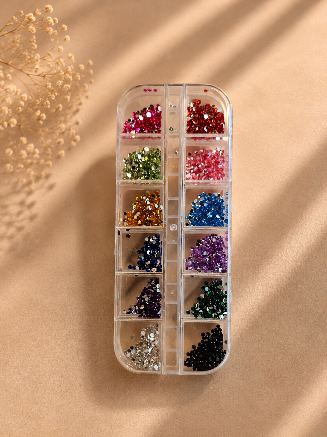 Bling Box – Färgglada Rhinestones för DIY & Nail Art