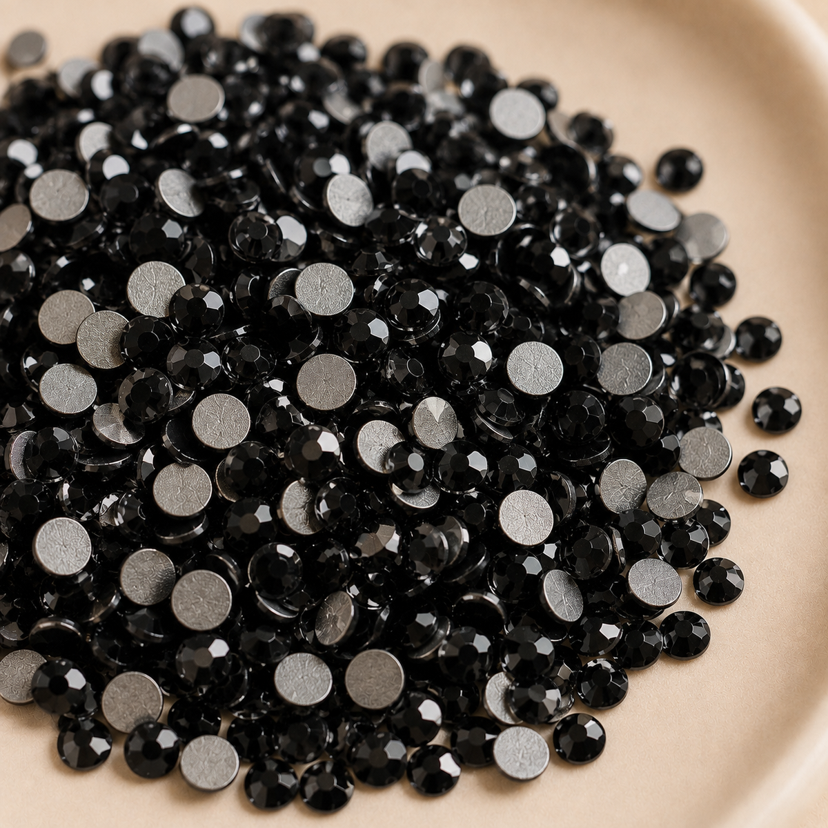 Rhinestones Glas SS12 ca 3 mm – 400 st