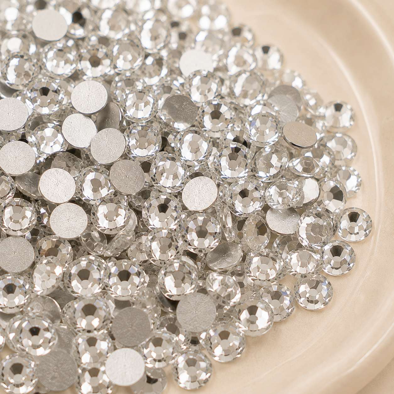 Rhinestones Glas SS12 ca 3 mm – 400 st