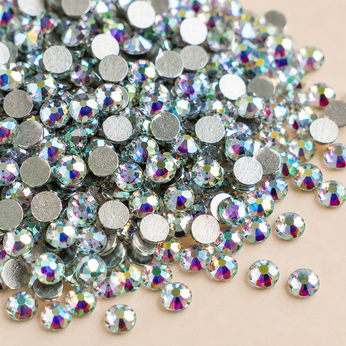 Rhinestones Glas SS12 ca 3 mm – 400 st
