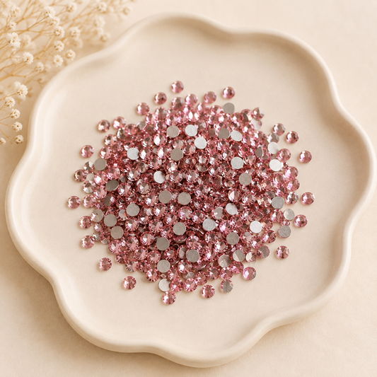 Rhinestones Glas SS12 ca 3 mm – 400 st