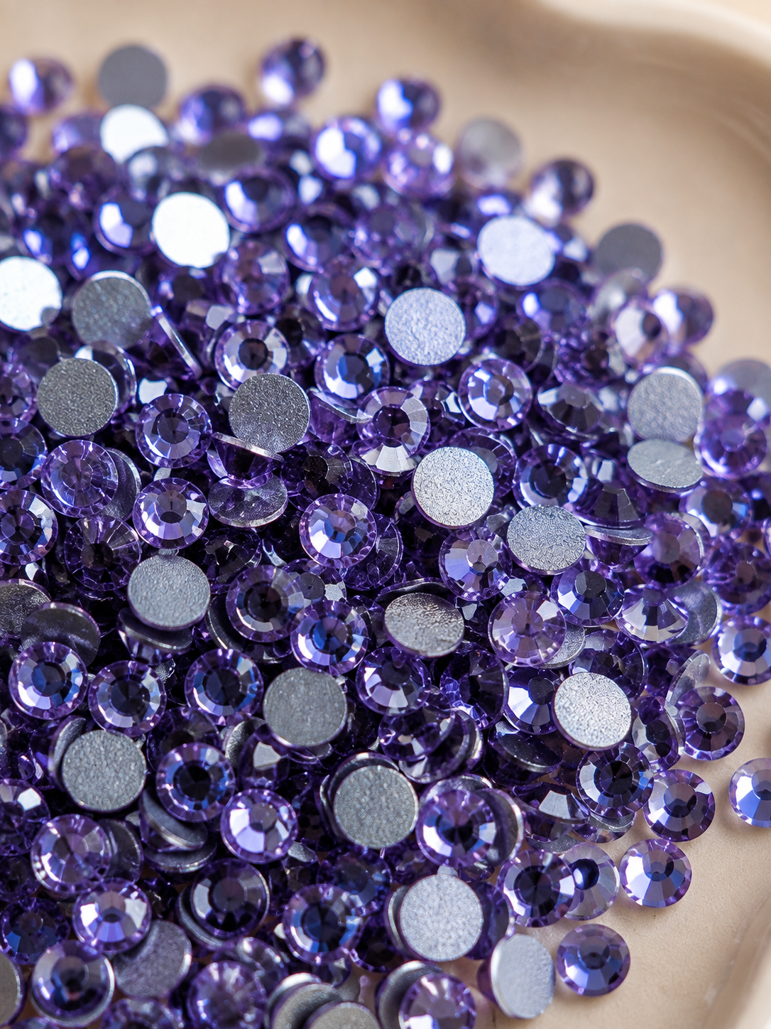 Rhinestones Glas SS12 ca 3 mm – 400 st